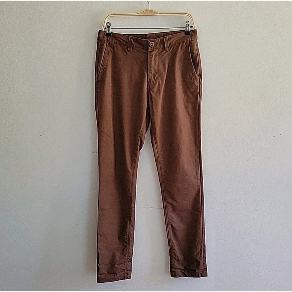 Roark Porter 3.0 Straight Fit Pants Chocolate Brown Athleisure Casual Minimalist